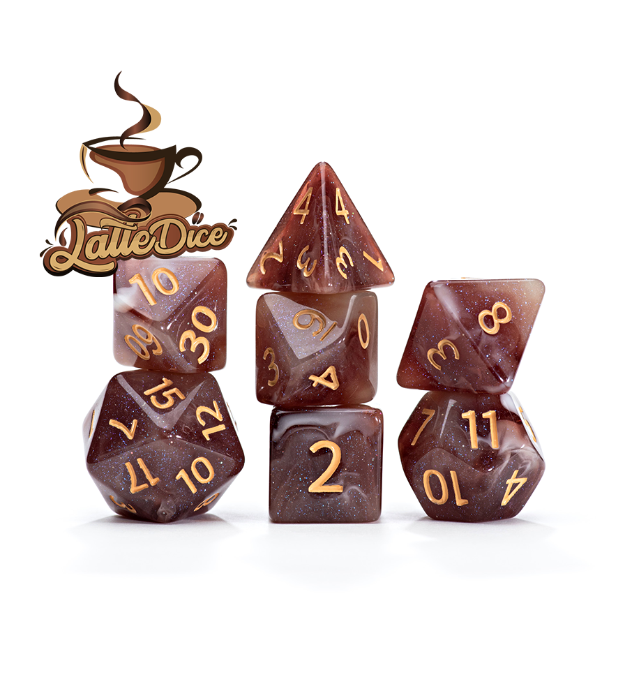 Aether Dice - Latte Dice